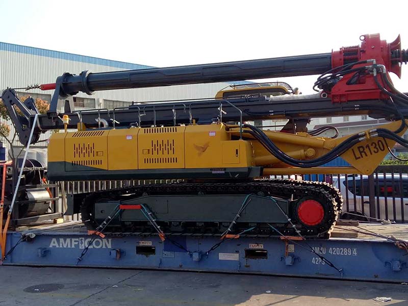 Successful Delivery of Rotary Drilling Rig LR130 Ordered by Indian Customer