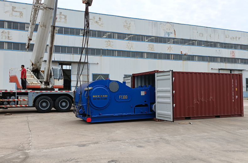 F-1300 Mud Pump Package Shipped to Rumania